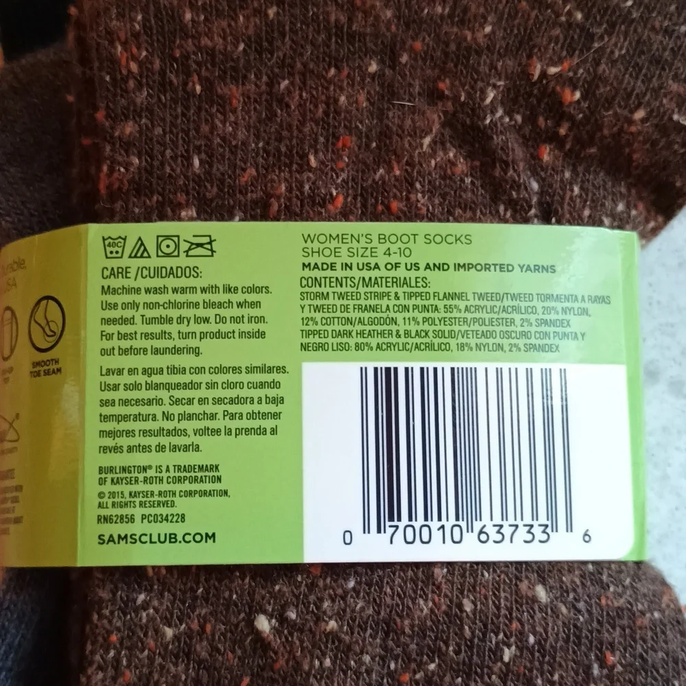 Woman's Burlington Boot Socks Knee High Length 3 Pack,NOT 4 As Tag Shows. S 4-10